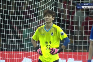 门前三连击！南通队利用任意球机会再下一城，2比0领先淮安队了！